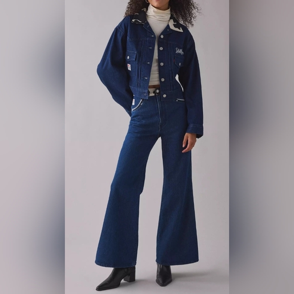 Levi's® X Toy Story Type Ii Jacket,S,M,L, XL,Retail $138.00,Cow Print Dark Wash - Picture 7 of 16